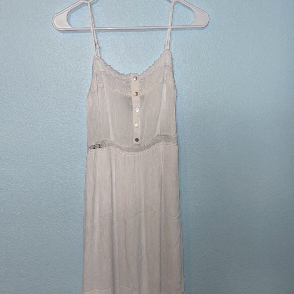 Maxi White Bohemian Lace Dress Size Small
